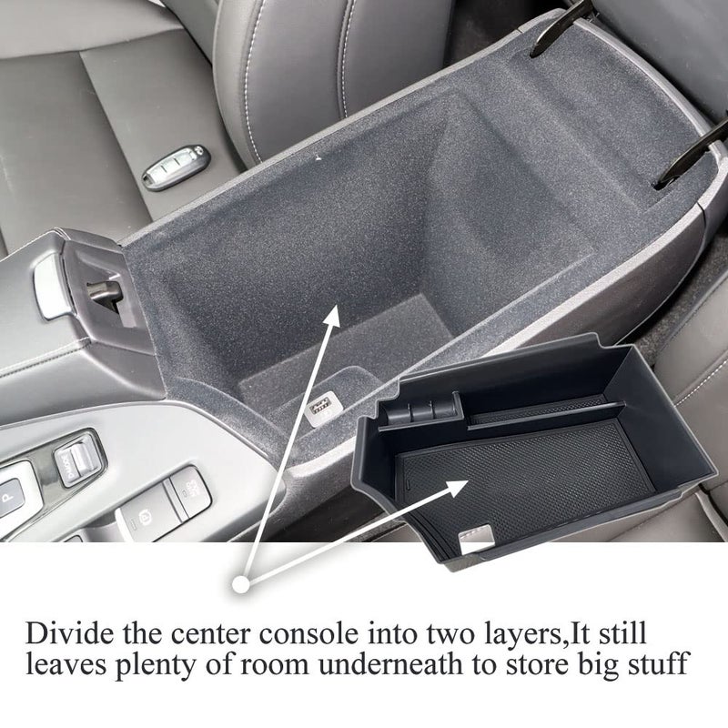 Vesul Center Console Armrest Storage Box Compatible with Infiniti QX50 2019-2023/QX55 2022-2023 ABS Tray Insert Organizer Glove Pallet - Image 3